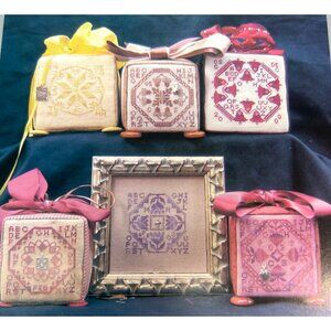 The Workbasket Quakers Evens Cross-Stitch Pattern Featuring Monthly Designs